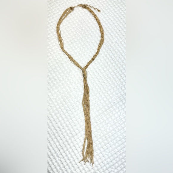 💛Alfani Multi-strand Gold Lariat Neck - Picture 4 of 10